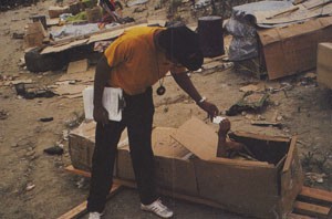 Homeless people in L.A.