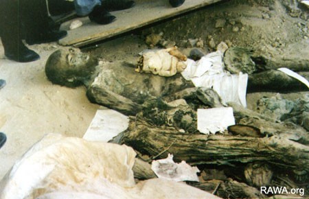 Man found from mass grave in Kabul University