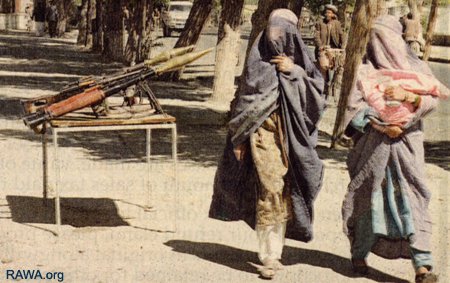 Afghan women in Burqa