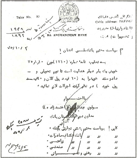 شاریدگی بانك‌های طالبی‌