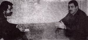 ظاهر طنین با بادارش نجیب اله