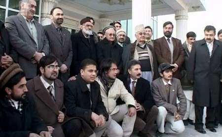 Some Afghan so-called intellectuals with criminal Ata Mohammad